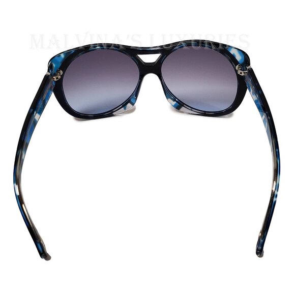 EMILIO PUCCI SUNGLASSES EP688S 426 COBALT GEOMETRIC PRINT main image 5